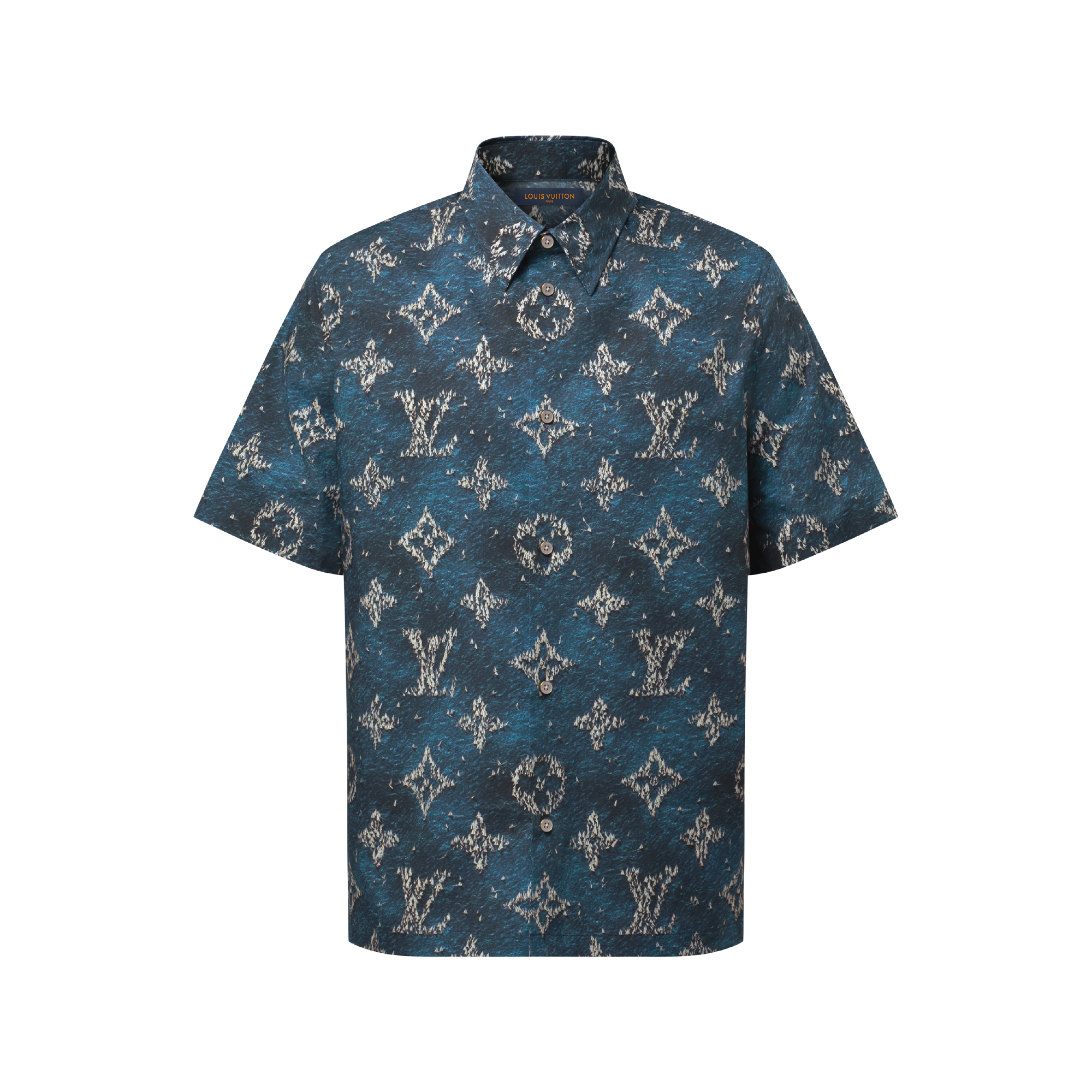 Camisa de Manga Curta Estampada com o Monogram - Ready-to-Wear